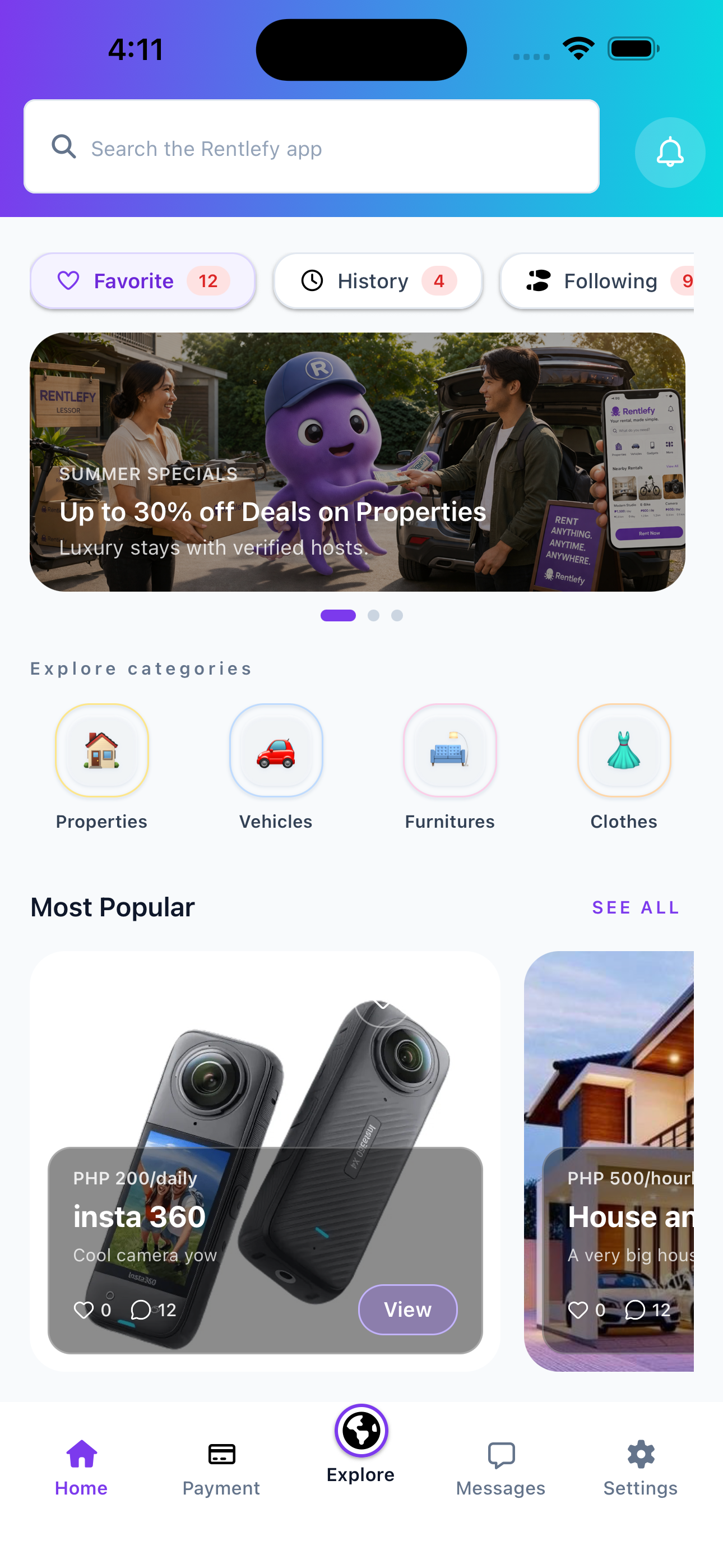 Rentlefy ad card two